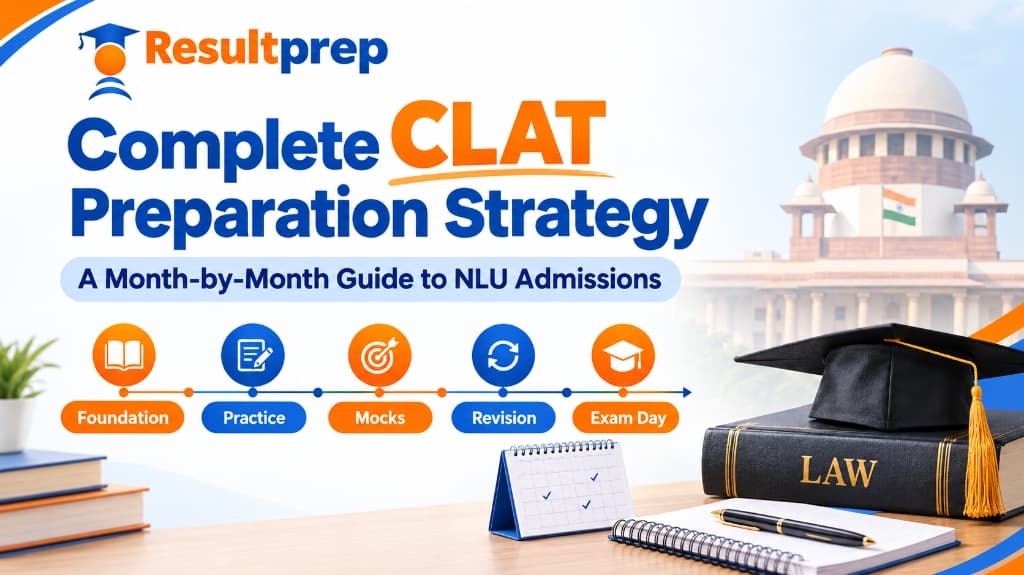 Complete CLAT Preparation Strategy: A Month-by-Month Guide to NLU Admissions