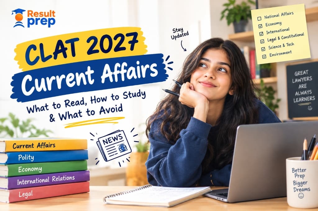 CLAT 2027 Current Affairs Preparation: What to Read, How to Study & What to Avoid