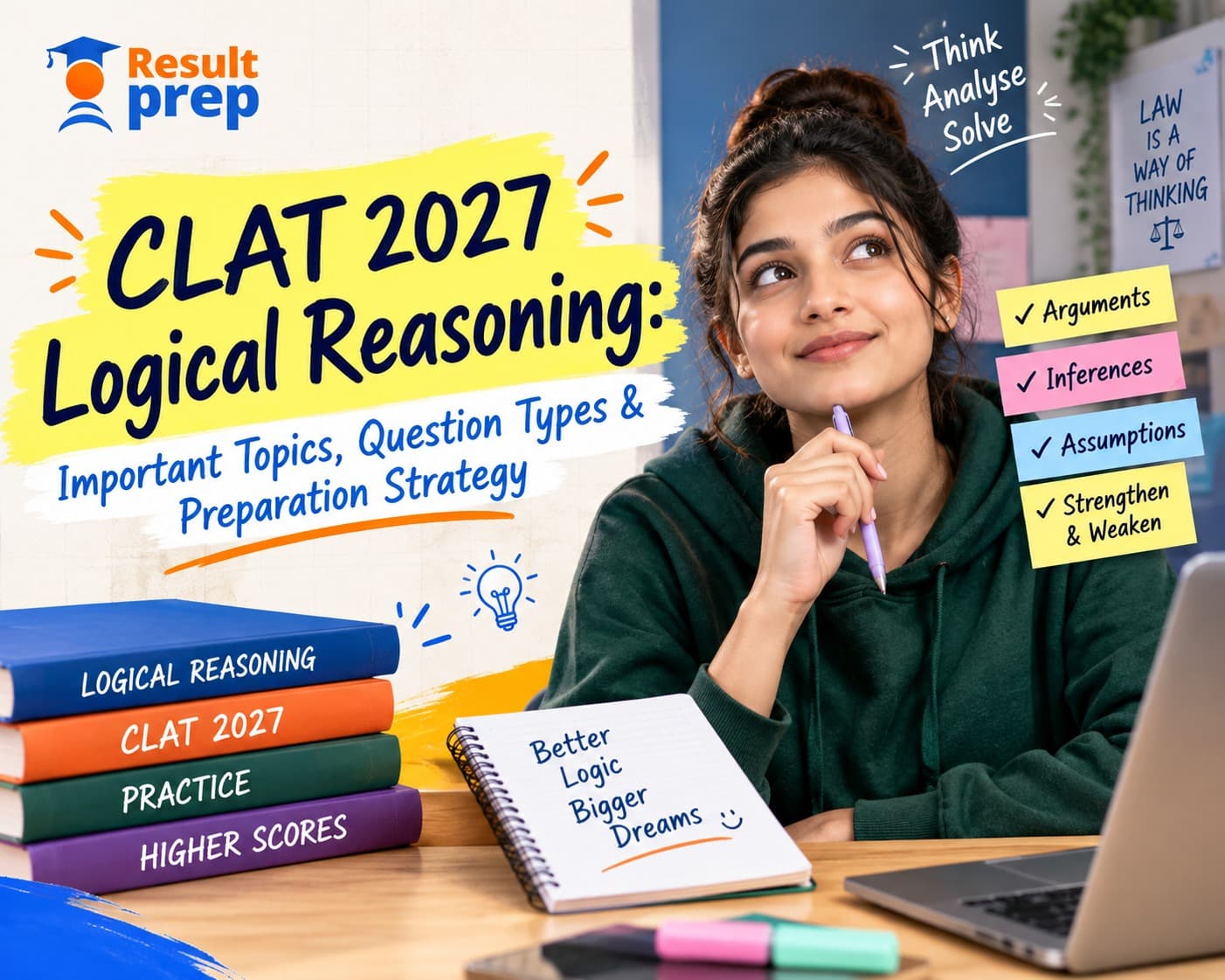 CLAT 2027 Logical Reasoning: Important Topics, Question Types & Preparation Strategy