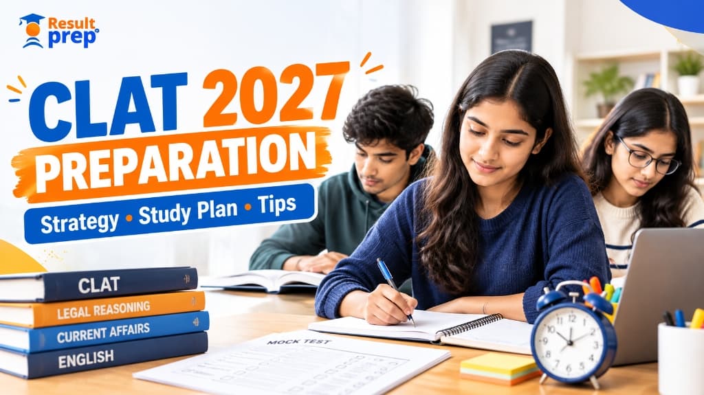 CLAT 2027 Preparation: Complete Strategy, Study Plan & Tips