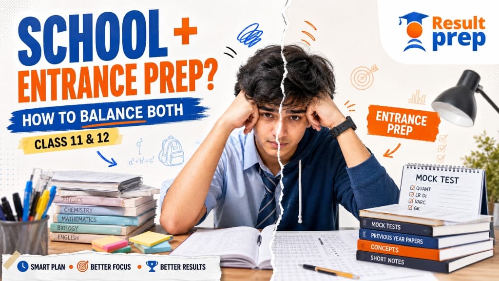 How to Balance School and Entrance Exam Preparation in Class 11 and 12