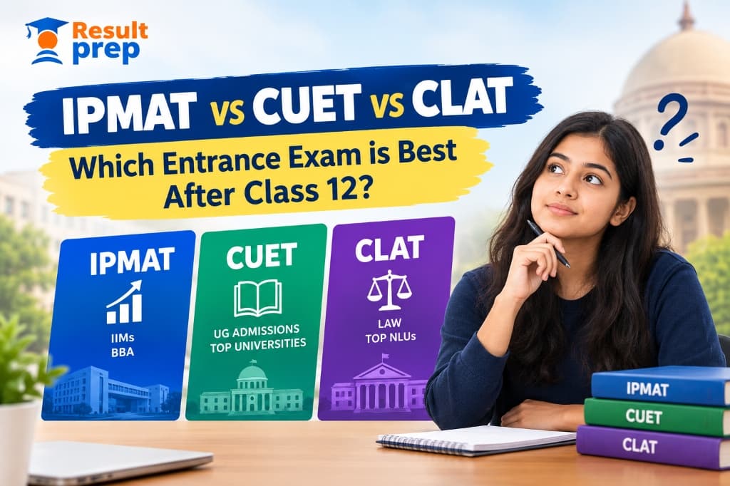 IPMAT vs CUET vs CLAT: Which Entrance Exam is Best After Class 12?