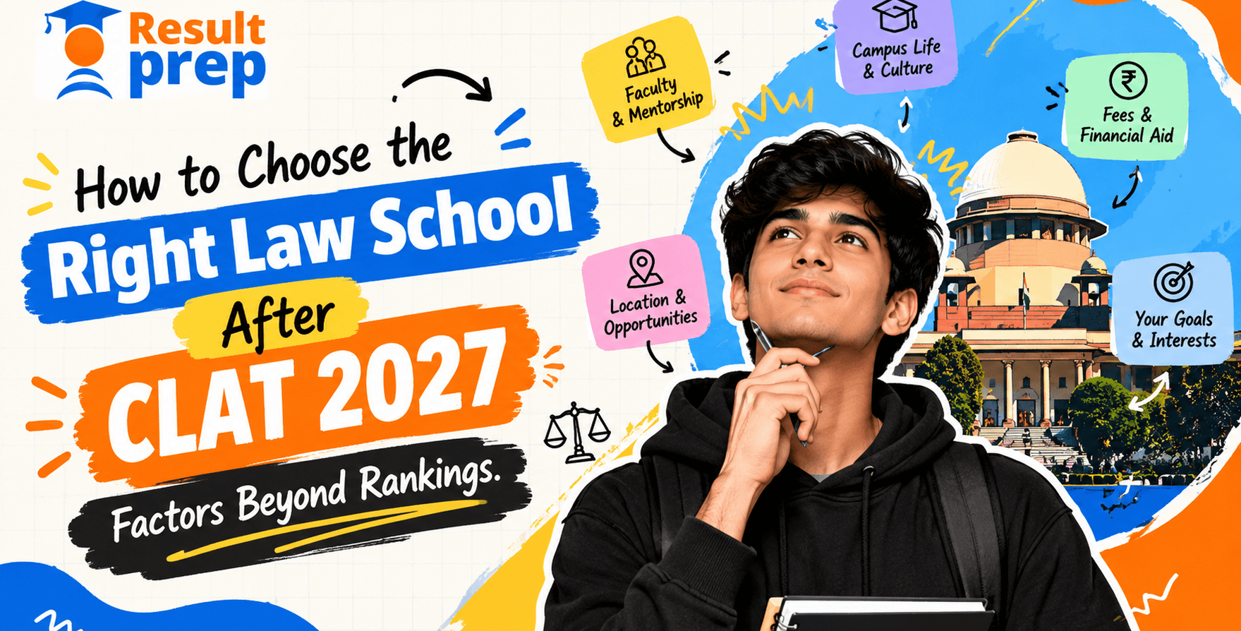 How to Choose the Right Law School After CLAT 2027: Factors Beyond Rankings